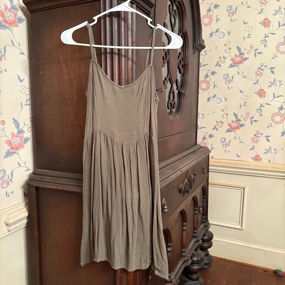 Turtle Green Casual Dress